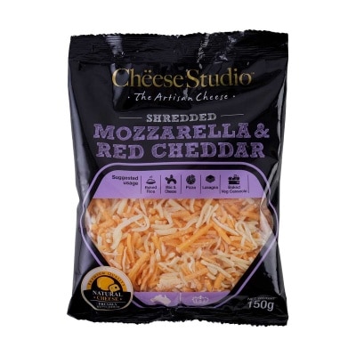 CHEESE STUDIO Shredded Mozzarella & Red Cheddar