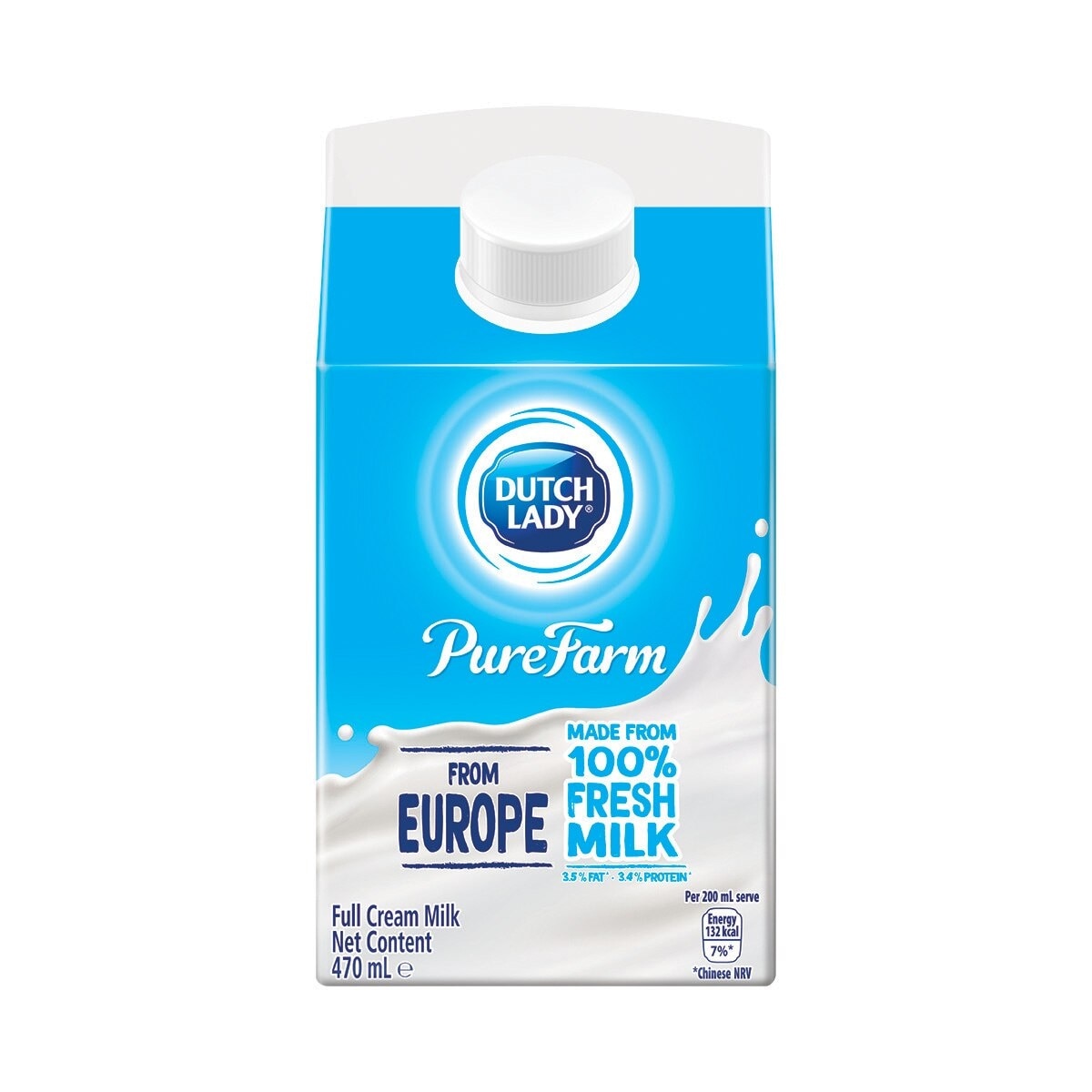 DUTCH LADY Full Cream Milk 470 Ml