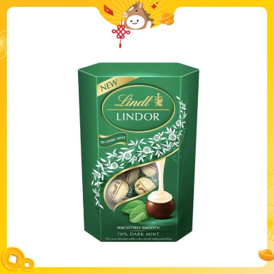 LINDT Lindor Dark Mint Cornet