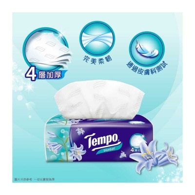 TEMPO Tempo Softpack Bluebell 4ply Tissue 4s
