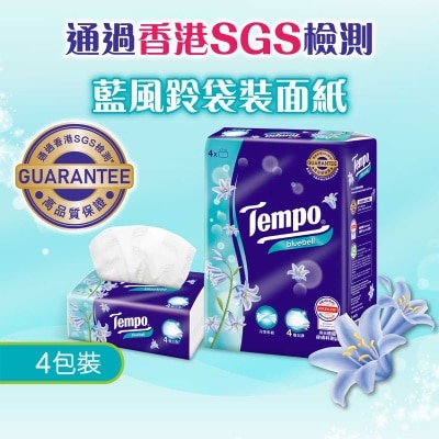 TEMPO得寶 - 四層藍風鈴袋裝面紙４ｓ