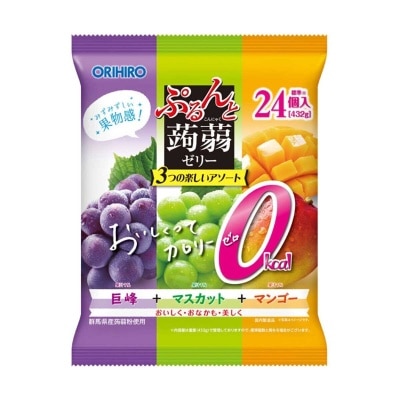 ORIHIRO Konnyaku Jelly Grape & Muscat & Mango