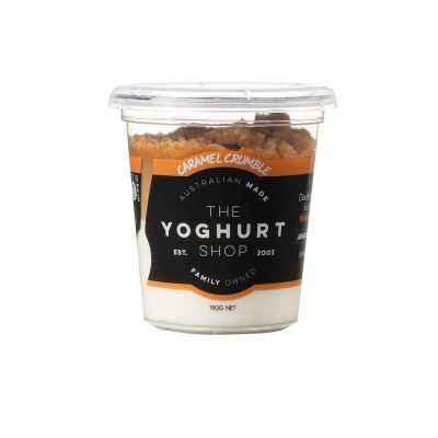 THE YOGHURT SHOP - Caramel Crumble Yogurt (chilled 0-4°c)