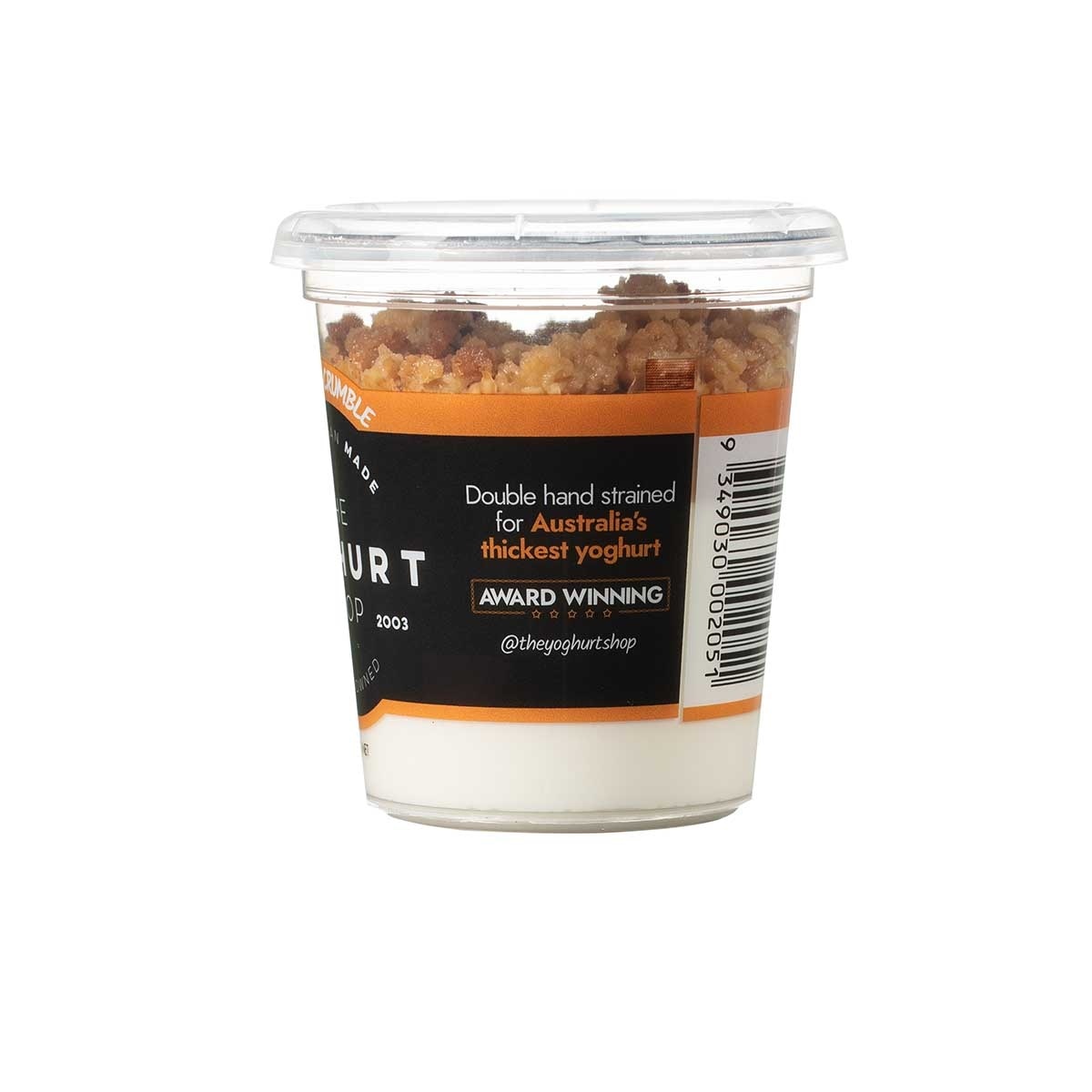 THE YOGHURT SHOP Caramel Crumble Yogurt (chilled 0-4°c)