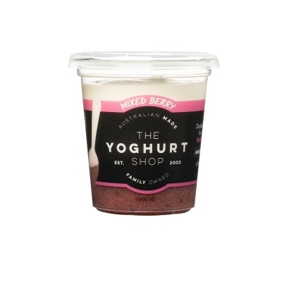 THE YOGHURT SHOP - Mixed Berry Yogurt (chilled 0-4°c)