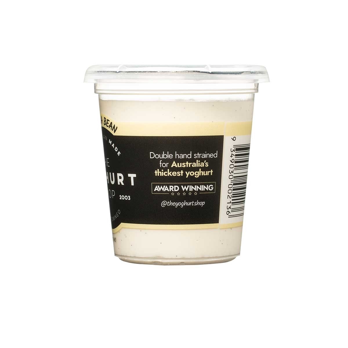 THE YOGHURT SHOP Vanilla Bean Yogurt (chilled 0-4°c)