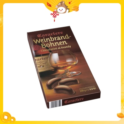 CARACTERE Weinband Brandy Beans Chocolate