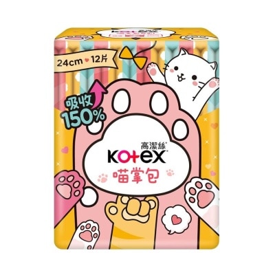 KOTEX Kotex Paw Pad Sut 24cm 12s