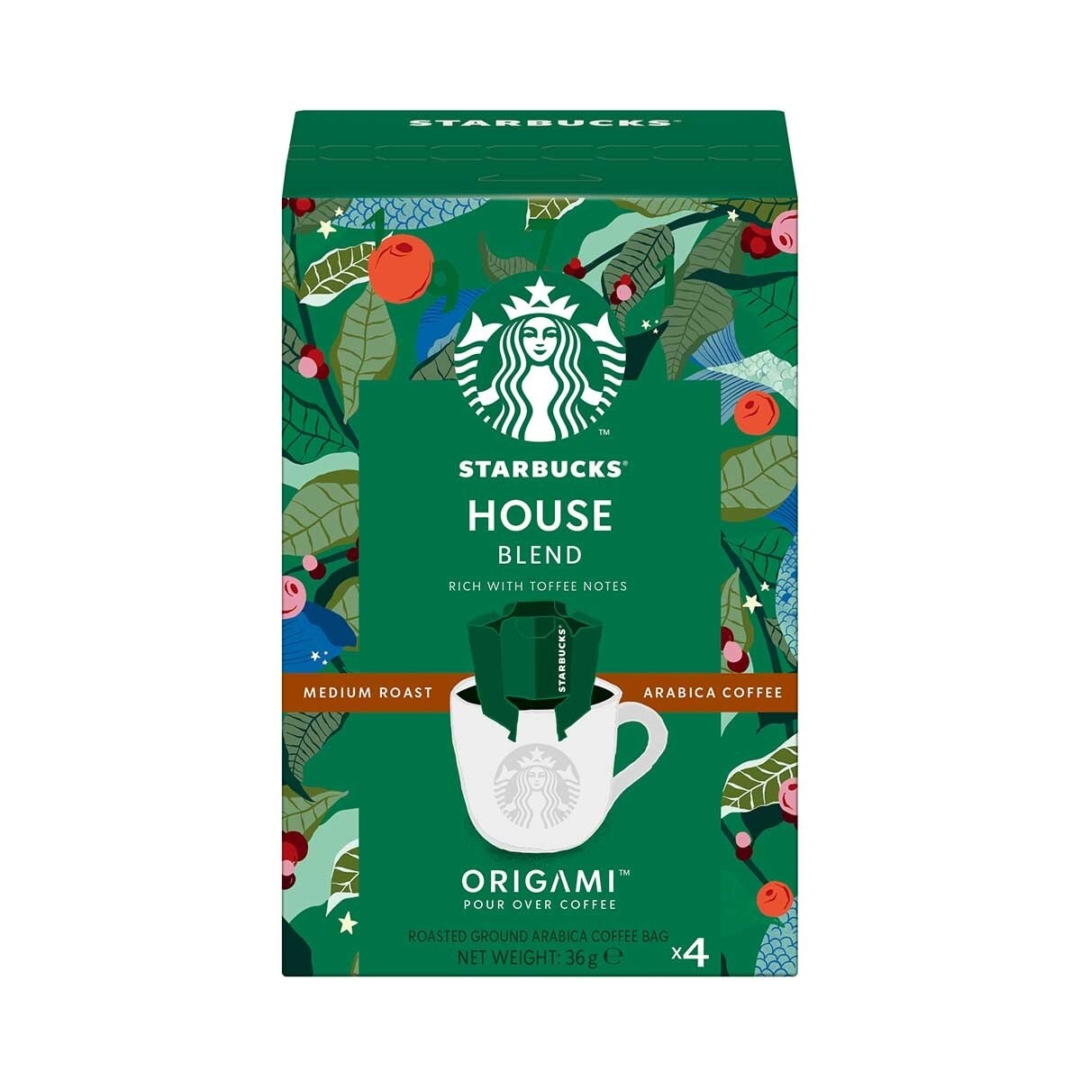 STARBUCKS Origami House Blend Drip Coffee