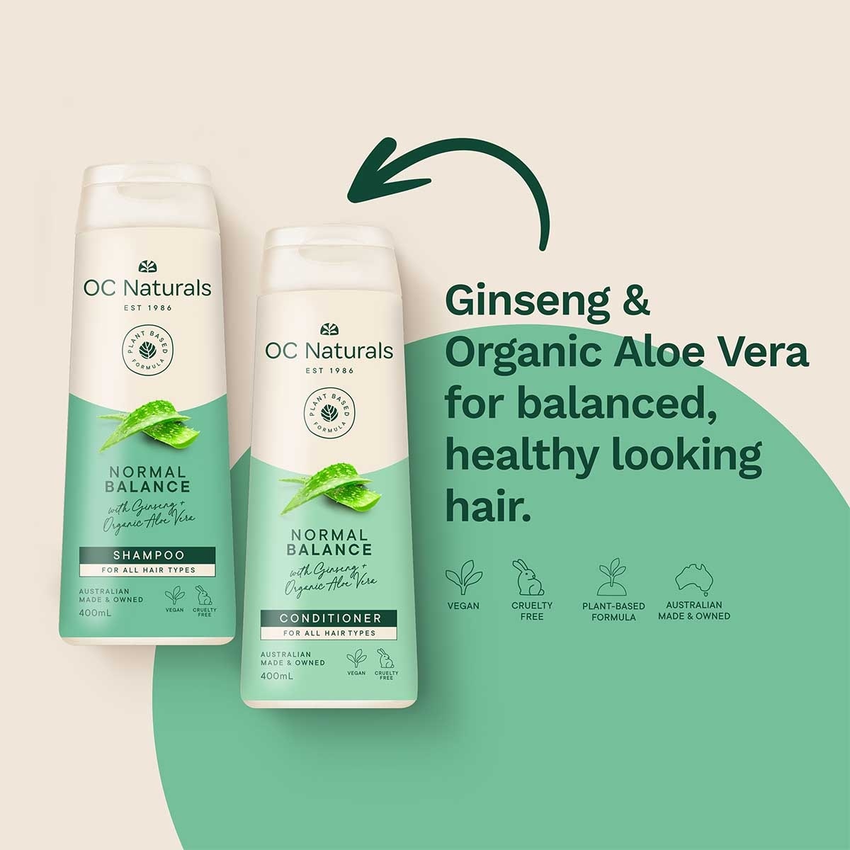 OC NATURALS Normal Balance Shampoo