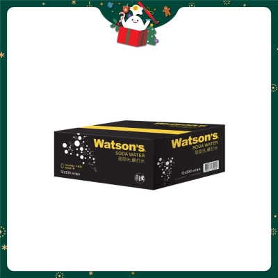 WATSONS Soda Water 12 Cans