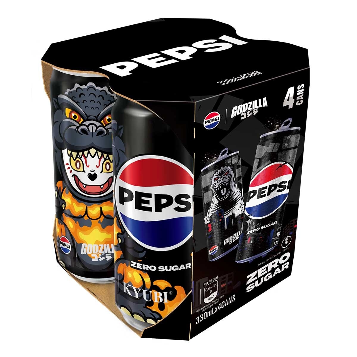 百事 百事可樂無糖４罐裝