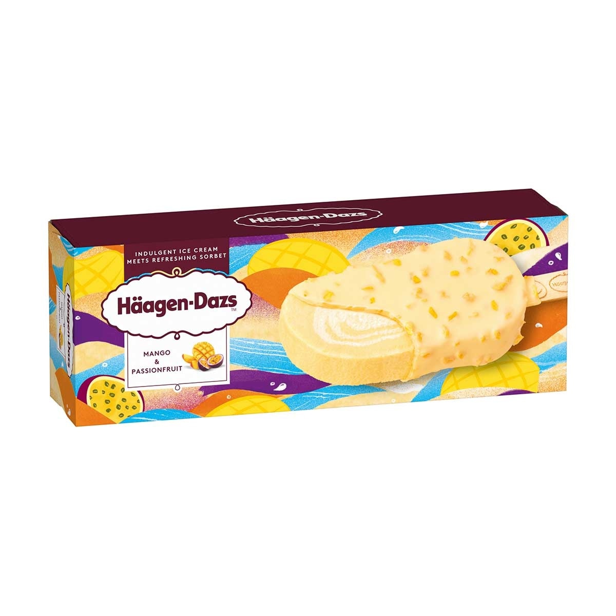 HAAGEN-DAZS 香芒熱情果脆皮批
