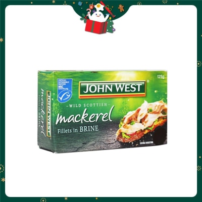 JOHN WEST Mackerel Fillet In Brine