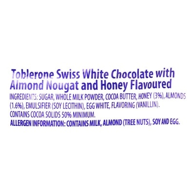 TOBLERONE Tiny White Sharepack