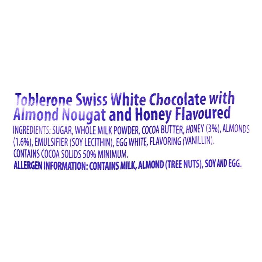 TOBLERONE Tiny White Sharepack