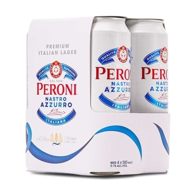 PERONI 頂級拉格啤酒巨罐（４罐裝）