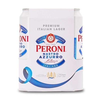 PERONI 頂級拉格啤酒巨罐（４罐裝）