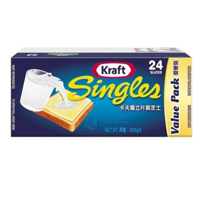 KRAFT Regular  Singles Cheese 24 Pcs