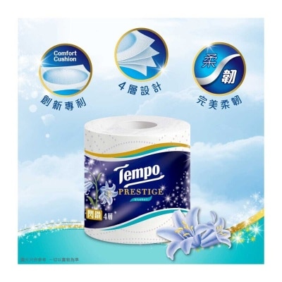 TEMPO Tempo Prestige Bluebell 4ply Bath Tissue 27s (case Pack)