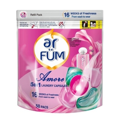 AR FUM 5 In 1 Laun Caps Amore 50s Refill