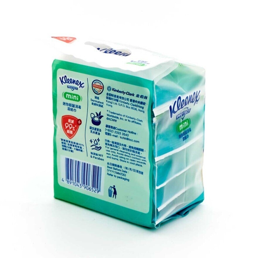 KLEENEX Kleenex Mini Sanitizing Wipe 7sx6