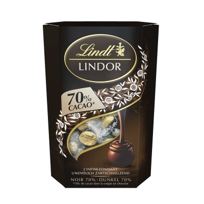 瑞士蓮 LINDT 瑞士蓮特級純味可可70%軟心朱古力 200克
