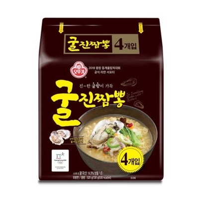 不倒翁 蠔仔風味辣拉麵（４包裝）