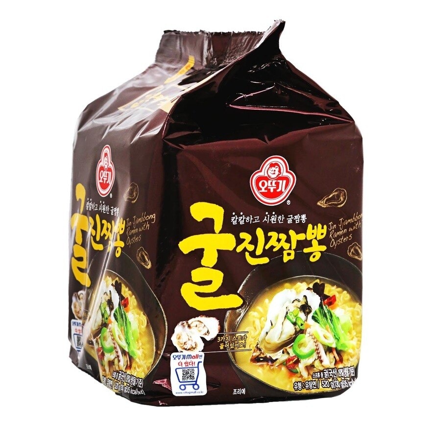 不倒翁 蠔仔風味辣拉麵（４包裝）