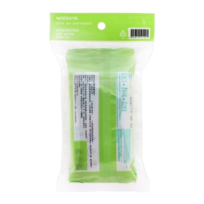 WATSONS Green Tea Wet Wipes 10sx3