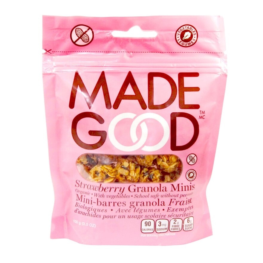 MADEGOOD Org Strawberry Granola Minis