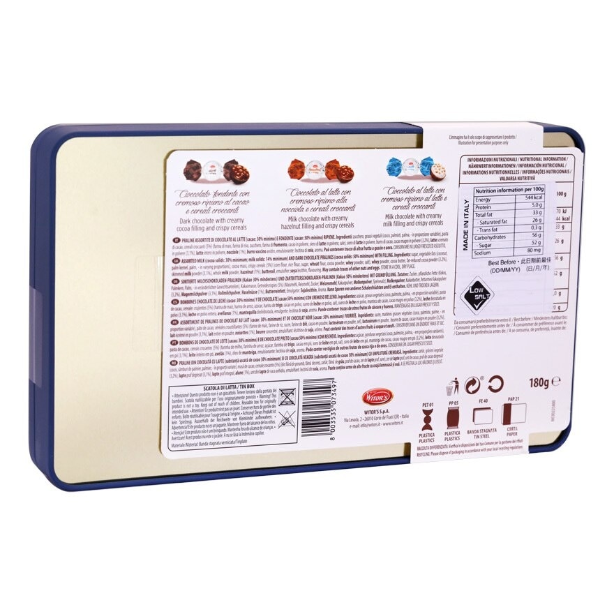 WITOR'S 雜錦朱古力鐵盒裝