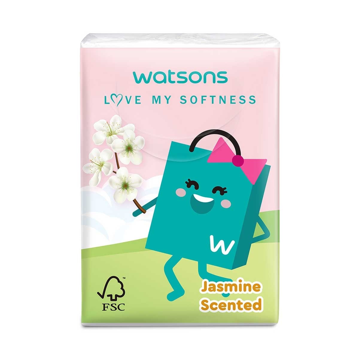 WATSONS Velvet Hankies 18s-jasmine
