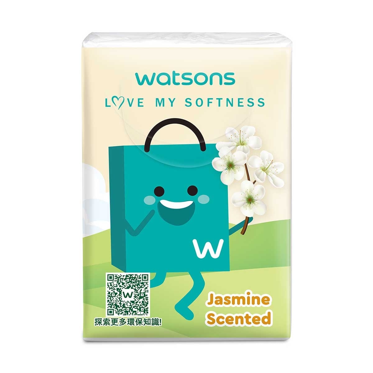 WATSONS Velvet Hankies 18s-jasmine