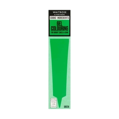 WAITROSE Ci Green Gel Food Colour