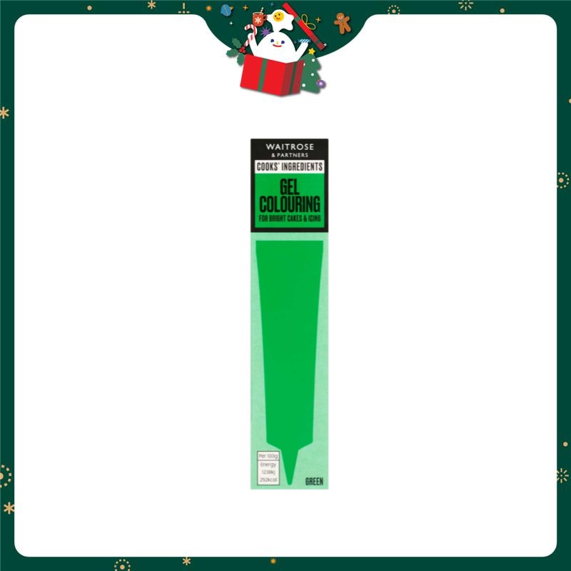 WAITROSE Ci Green Gel Food Colour