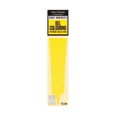 ESSENTIAL WAITROSE Ci Yellow Gel Food Colouring