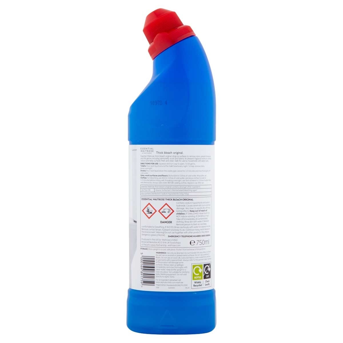 WAITROSE Ess Thick Bleach Original