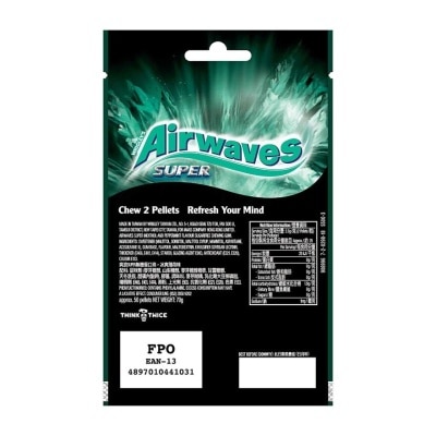 AIRWAVES Super Peppermint Sf Gum Rp