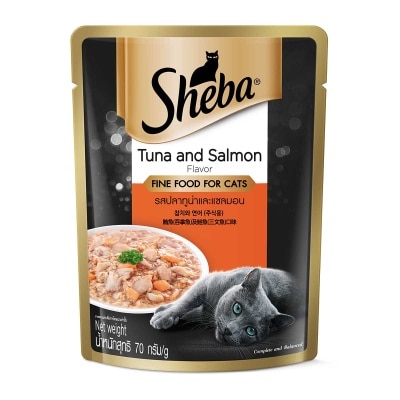 SHEBA Pouch Tuna & Salmon Flavor 70g