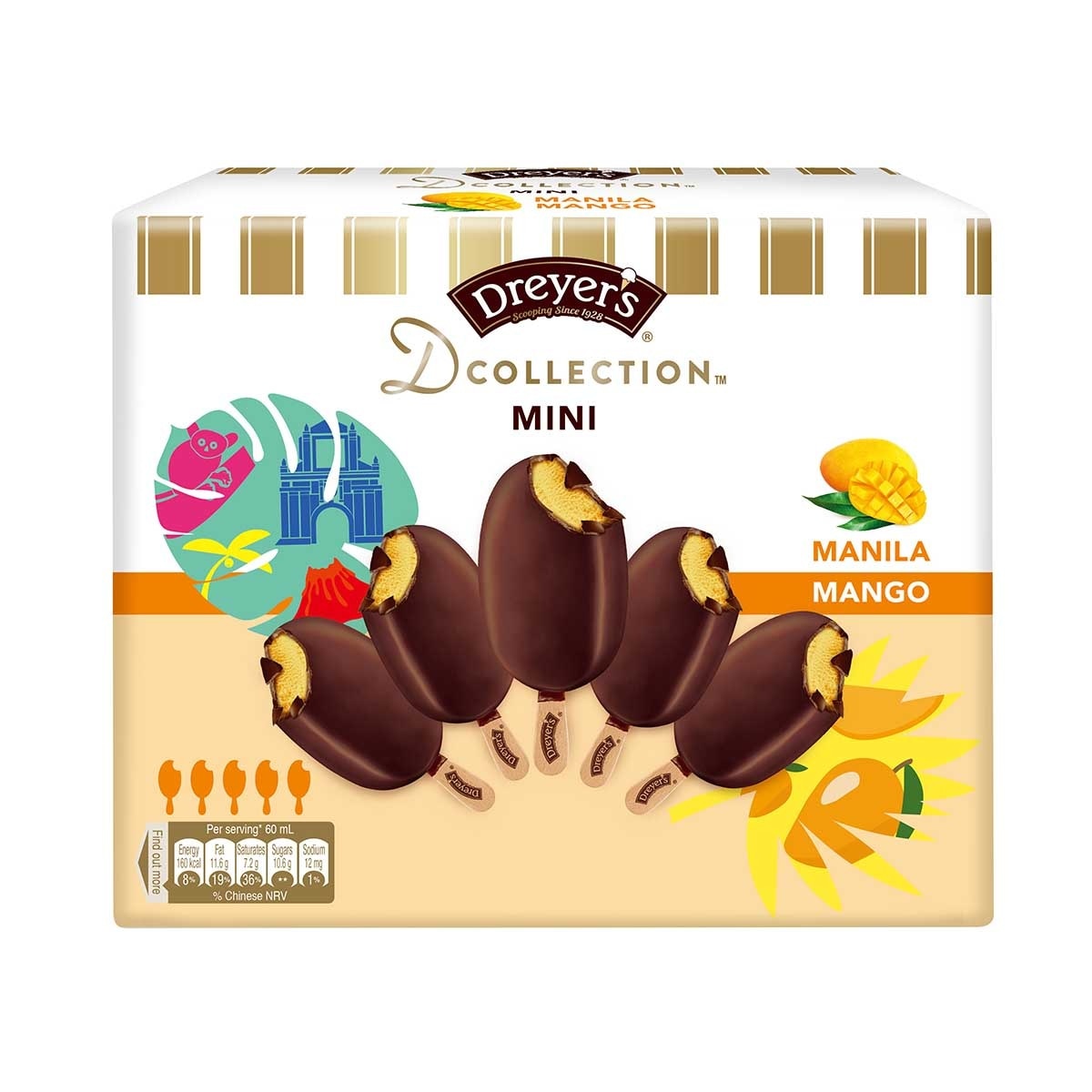 DREYER'S D-collection Mango Mini Stick Mp (Packaging random pick)