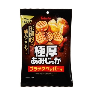 TOHATO Thick Cut Black Pepper Pot Chp
