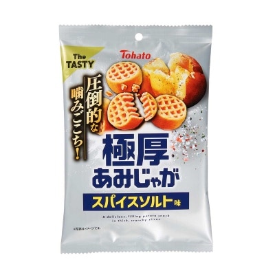 桃哈多 香料鹽味極厚網格薯片