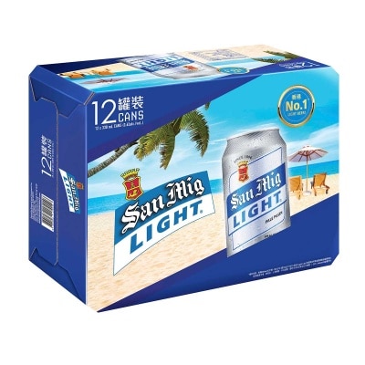 SAN MIGUEL Light Beer 12's Can image