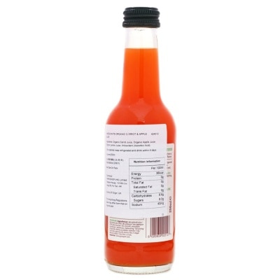 JAMES WHITE ORGANIC CARROT & APPLE JUICE