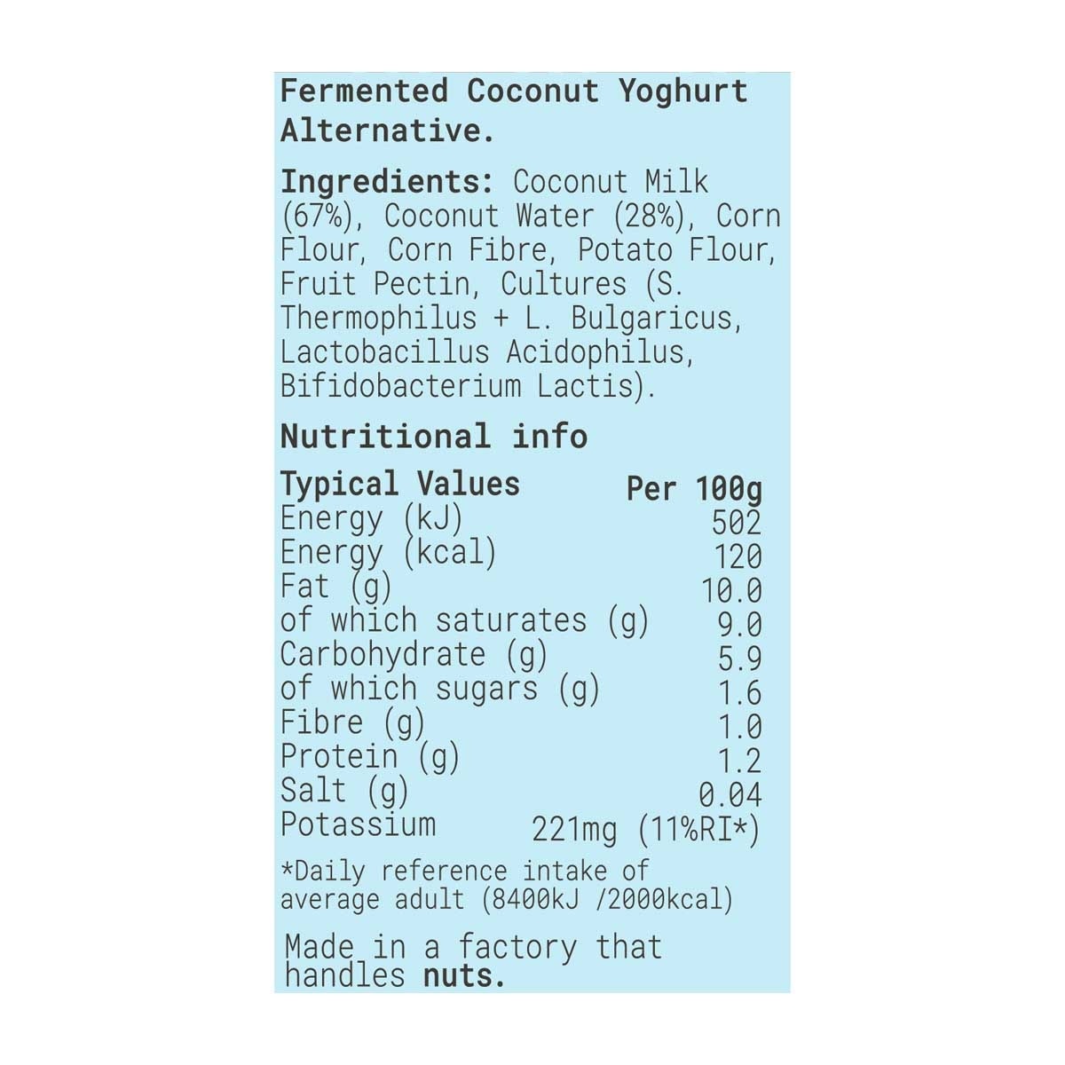 THE COCONUT COLLAB 植物基原味乳酪(冷凍 0 4°c) image