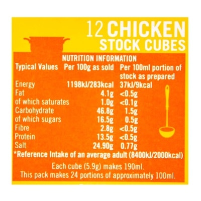 OXO Chicken Cubes 12's