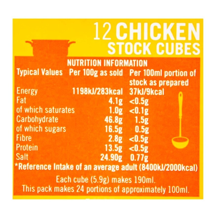 OXO Chicken Cubes 12's