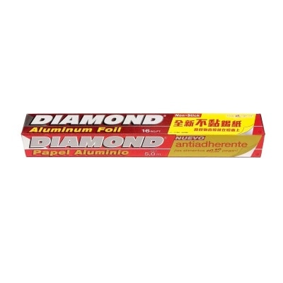 DIAMOND New Aluminum Foil Non-stick 16 Sqft