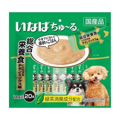 CIAO INABA Dog Churu Chicken Mix Assorted 20p
